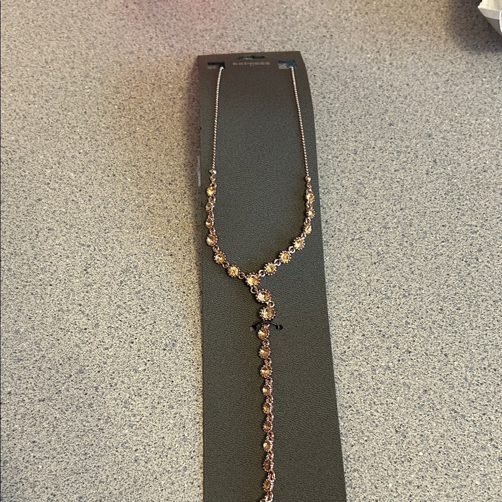 Express Gold and Black Necklace